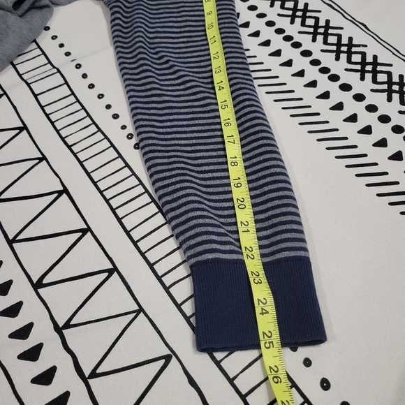 Nautica Women's Gray Navy Blue Striped Long Sleeve Sailing Sweater Size … - Picture 8 of 10